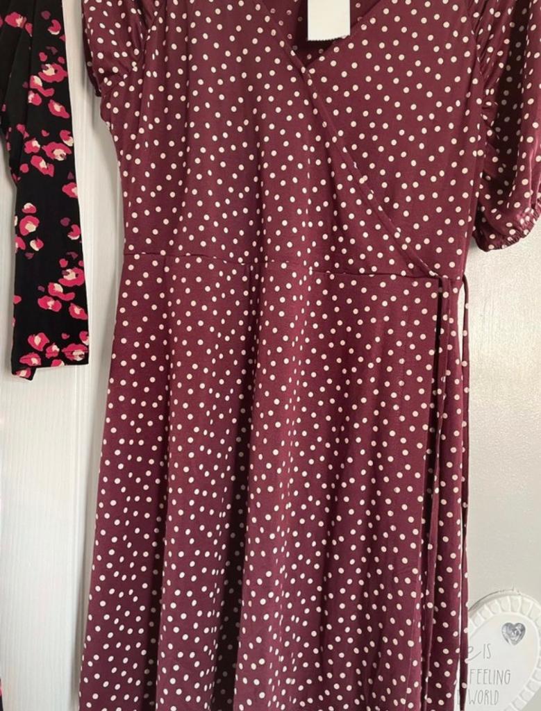 Next berry dress 14 petite NEW | in 